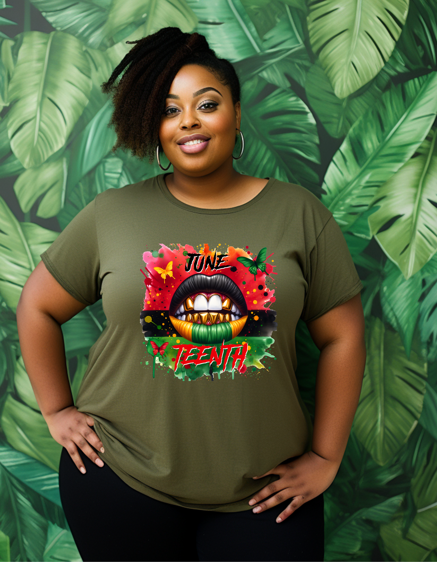 Juneteenth Lips tshirt