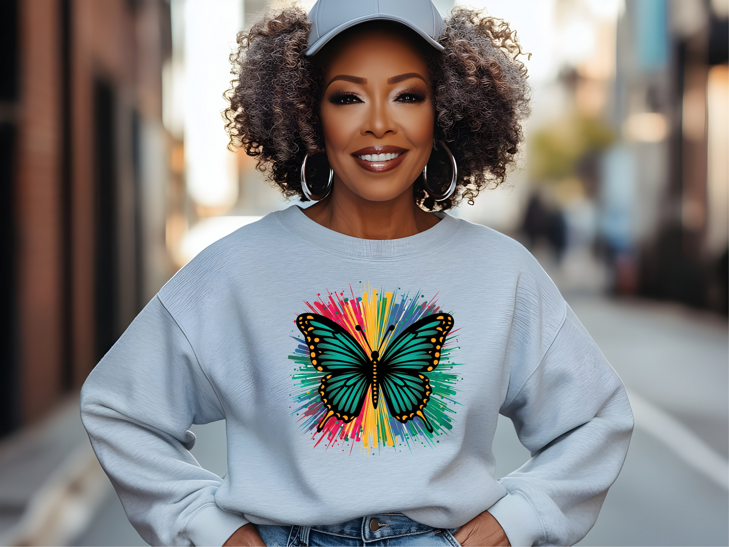 Black History Butterfly Sweatshirt