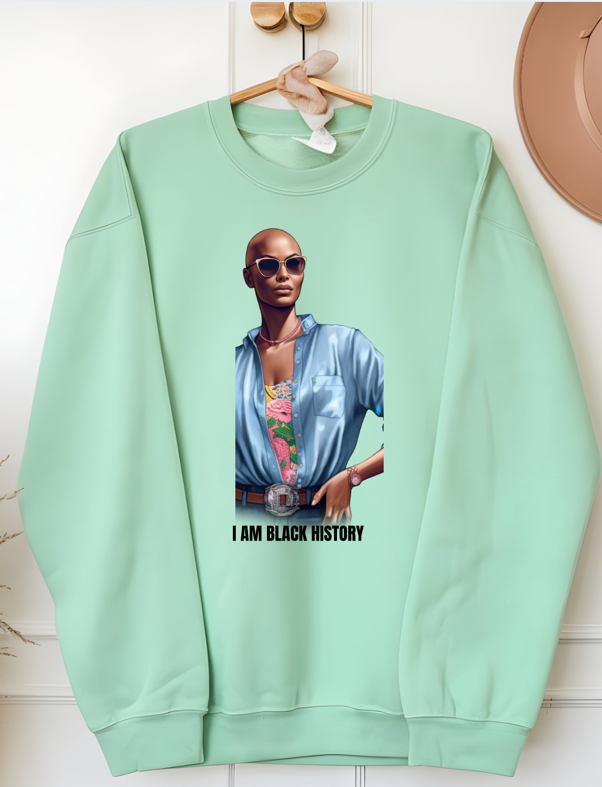 Bald Queen black history sweatshirt
