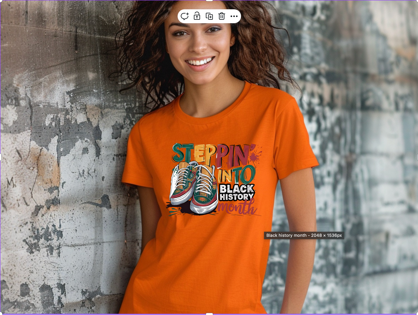 stepping into my black history month sweatshirt/tshirt