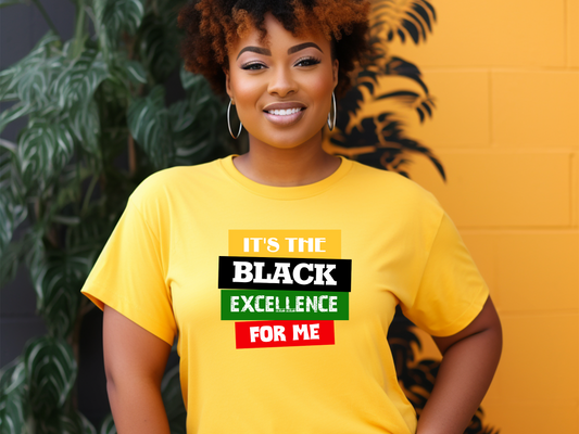 Black excellence tshirt