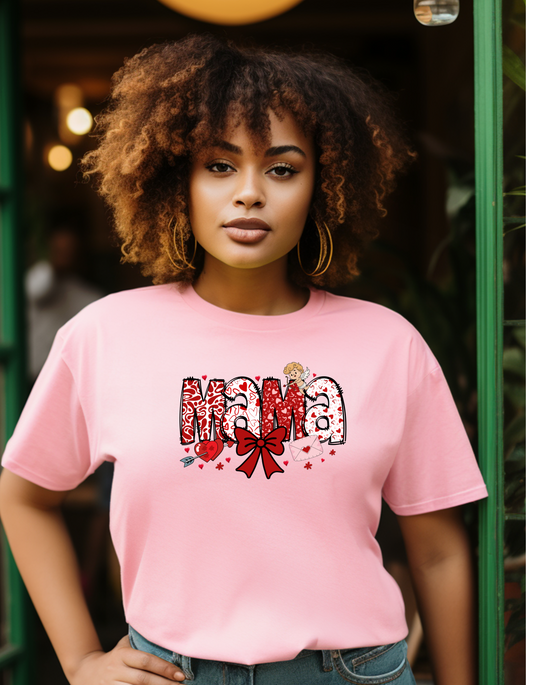 Mama valentine tshirt