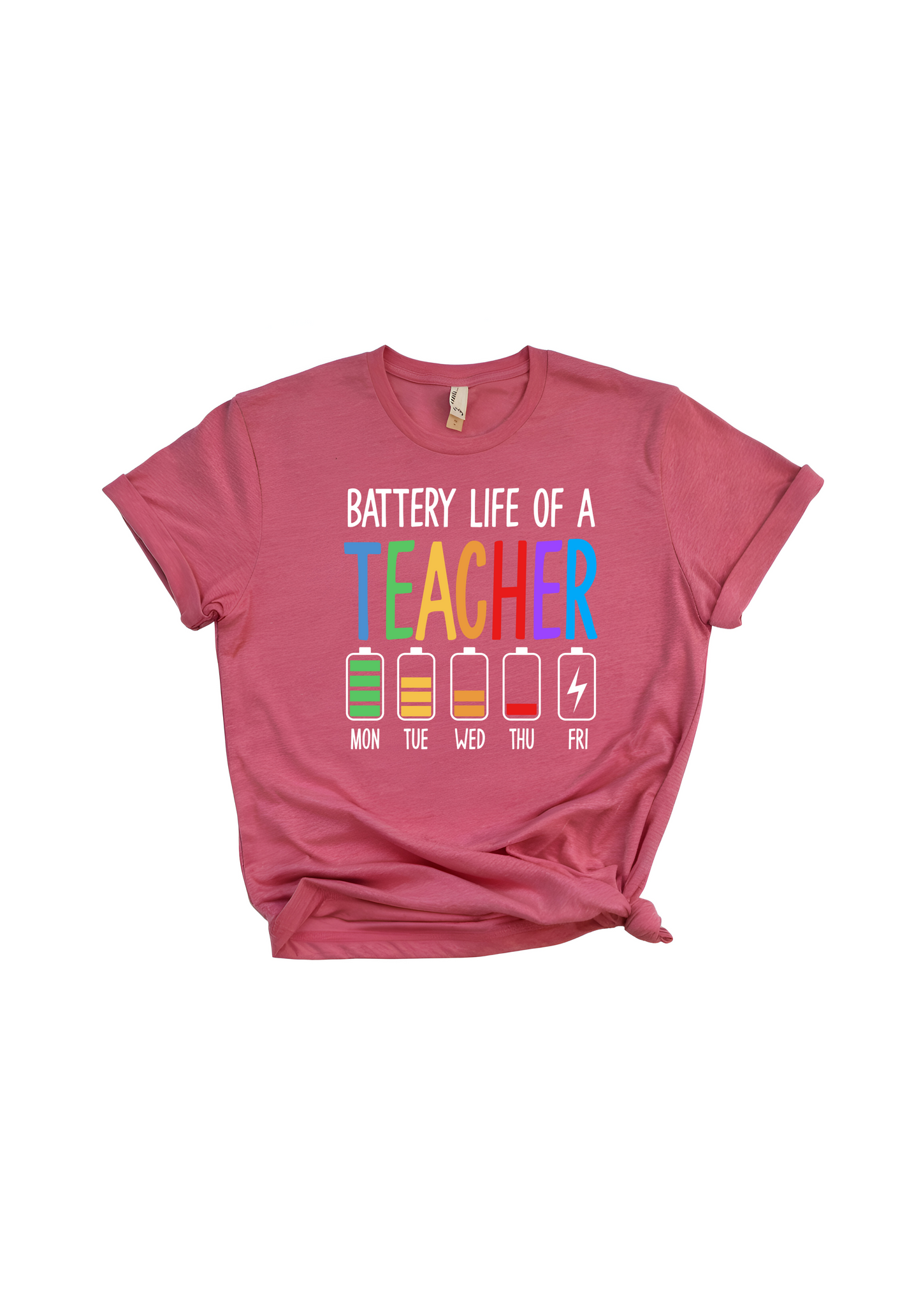 Battery life of a teacher tshirt