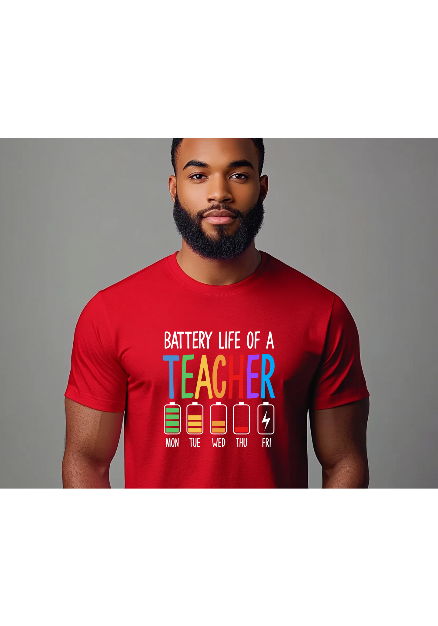 Battery life of a teacher tshirt