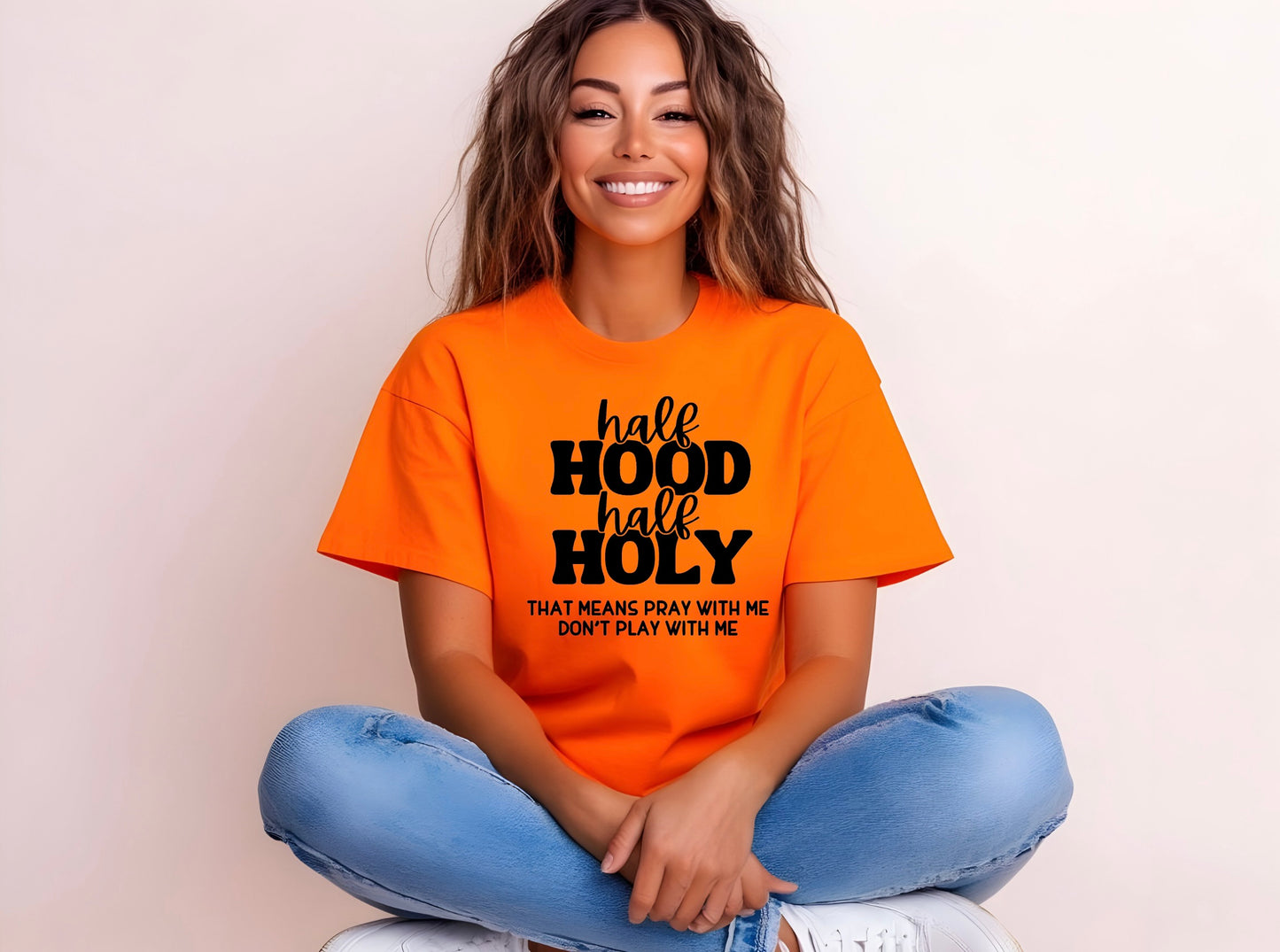 Half Hood Half Holy T-shirt