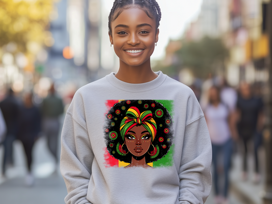 Afro Girl Sweatshirt