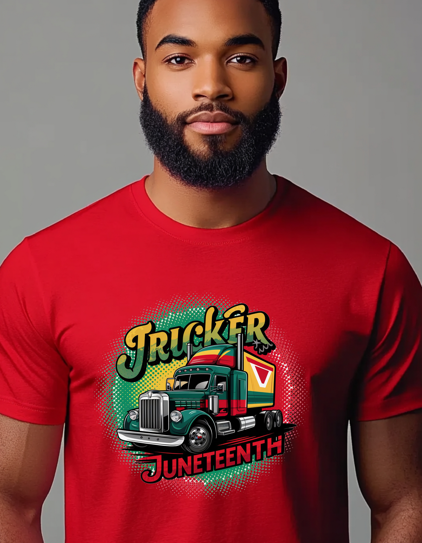 Trucker Juneteenth tshirt