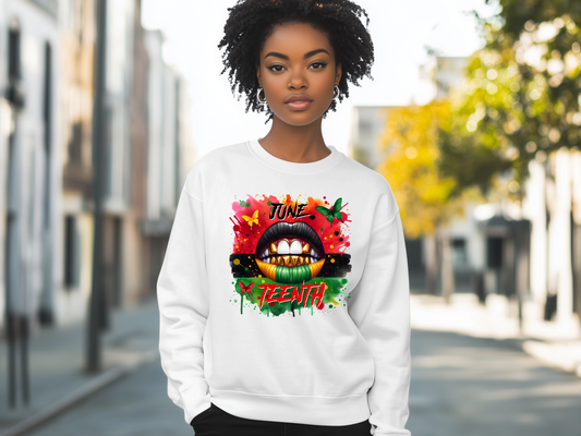 Juneteenth Lips Sweatshirt