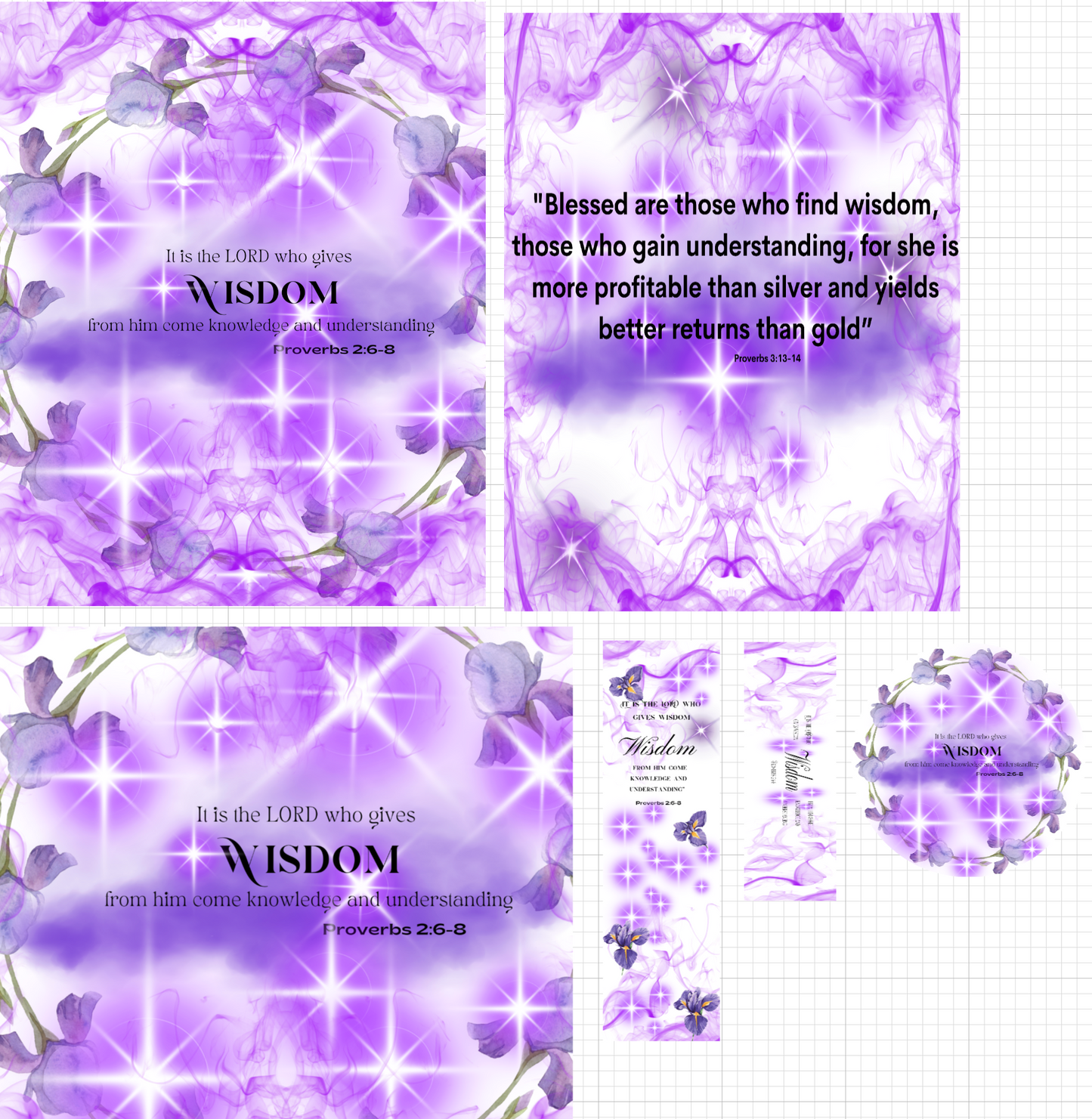 5 pc Wisdom journal set